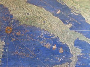 Ватикан, музеи - зал географических карт