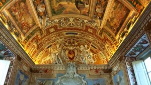 Ватикан, музеи - зал географических карт